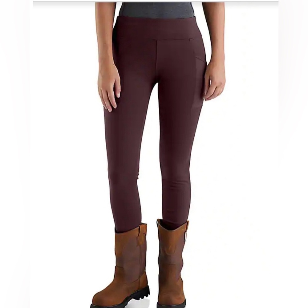 NWT Carhartt Women's Force Fitted Lightweight Utility Leggings Size Small